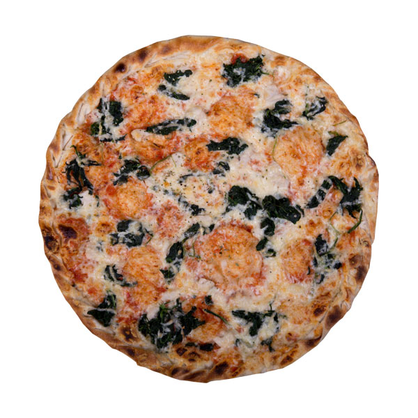 špenátová pizza